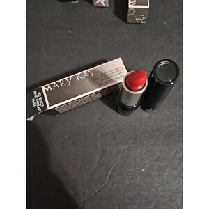Mary Kay Gel Semi Shine Lipstick Red Smolder New